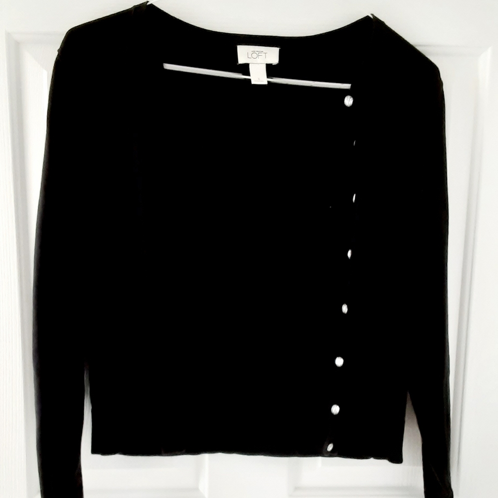 Ann Taylor Cardigan - sparkly buttons